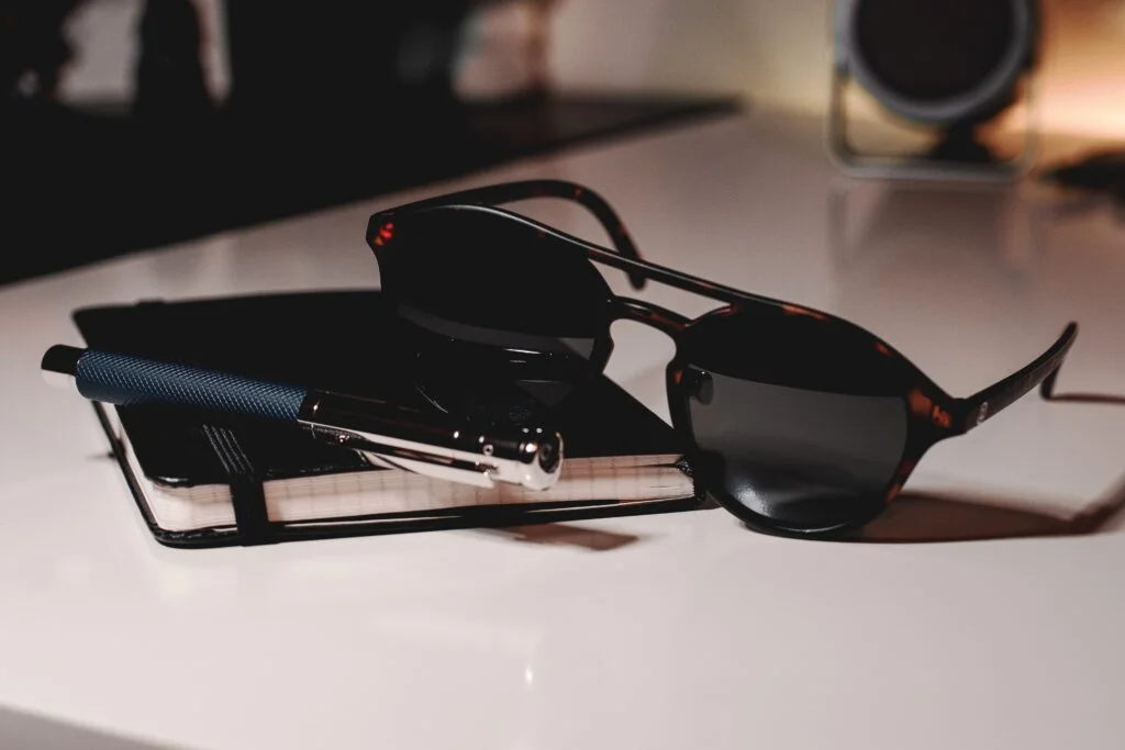 photo of a pair of sunglasses