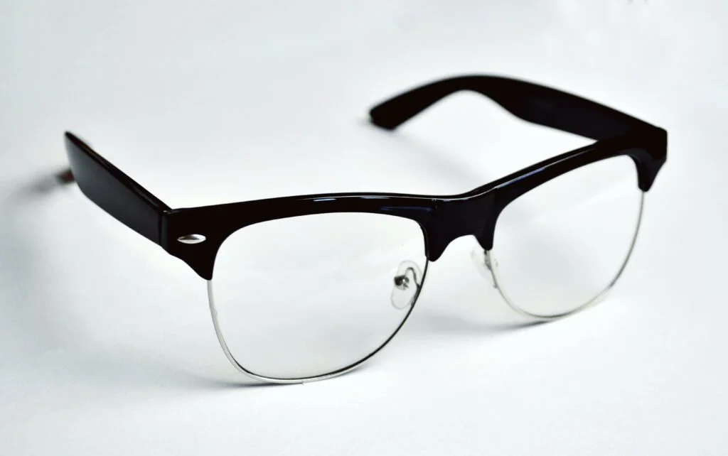 photo of browline glasses