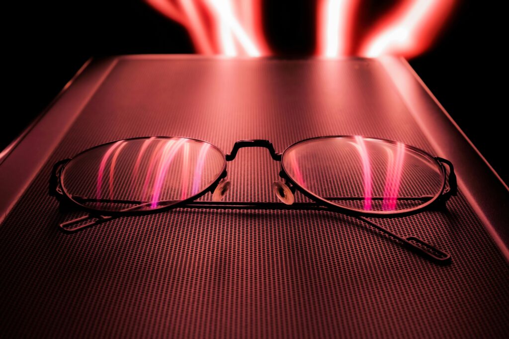 photo of eyeglasses