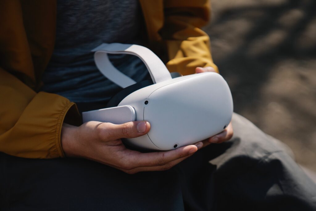 photo of AR headset